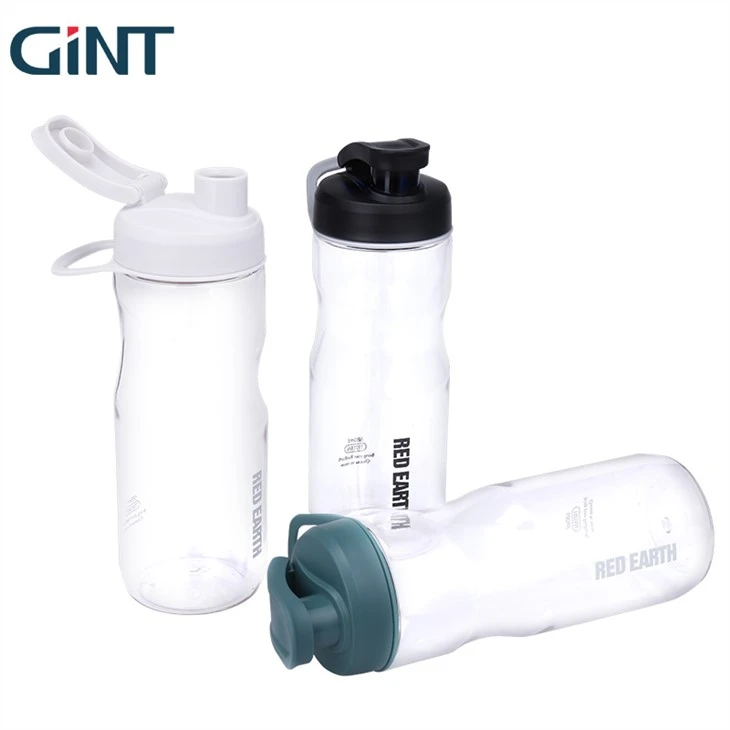 Plastic waterfles voor sportgymnastiek wandelen